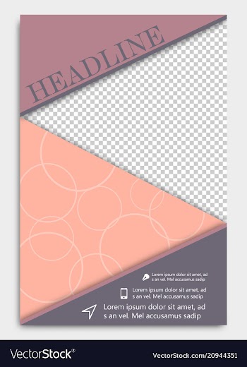 Brochure design brochure template creative vector image