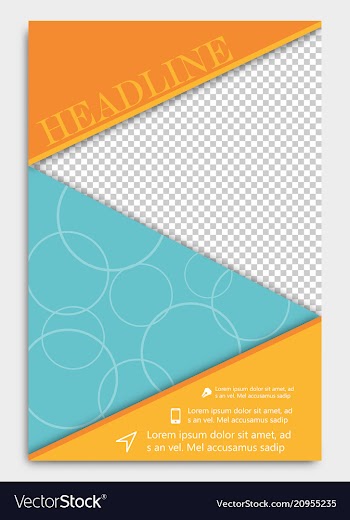 Brochure design brochure template creative vector image