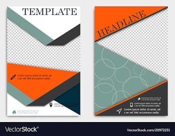 Brochure design brochure template creative vector image