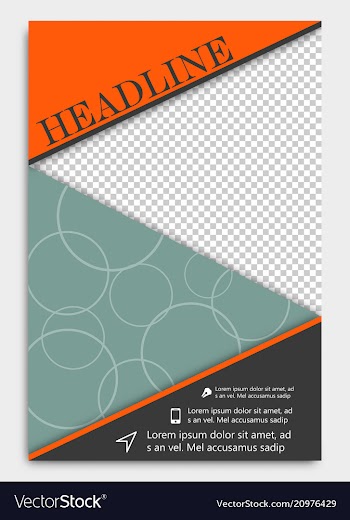 Brochure design brochure template creative vector image