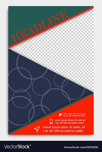 Brochure design brochure template creative vector image