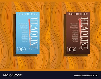 Brochure design brochure template creative vector image