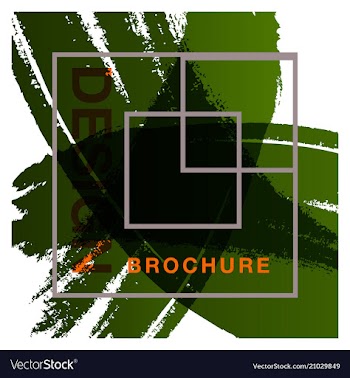 Brochure design brochure template creative vector image