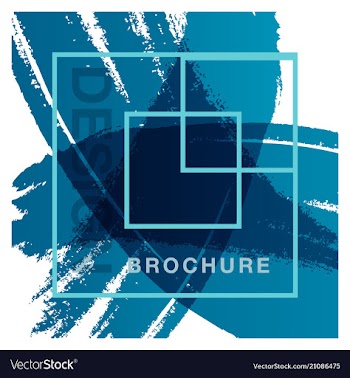 Brochure design brochure template creative vector image