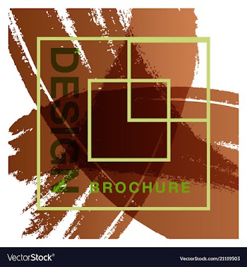 Brochure design brochure template creative vector image
