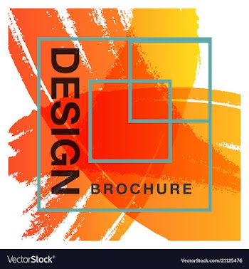 Brochure design brochure template creative vector image