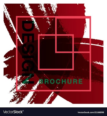 Brochure design brochure template creative vector image