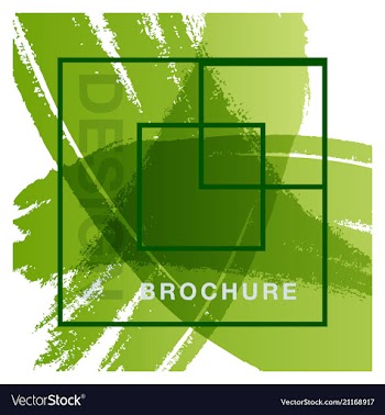 Brochure design brochure template creative vector image