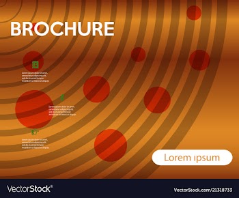 Brochure design brochure template creative vector image