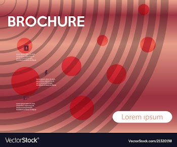 Brochure design brochure template creative vector image