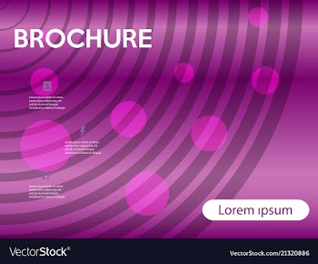 Brochure design brochure template creative vector image