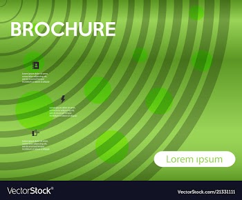 Brochure design brochure template creative vector image