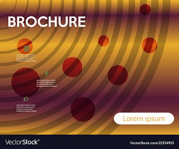 Brochure design brochure template creative vector image