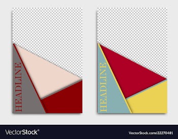 Brochure design brochure template creative vector image