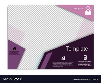 Brochure design brochure template creative vector image