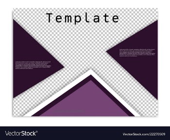 Brochure design brochure template creative vector image
