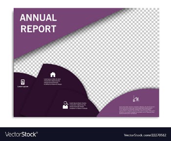Brochure design brochure template creative vector image
