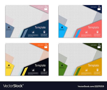 Brochure design brochure template creative vector image