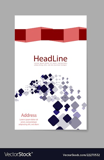 Brochure design brochure template creative vector image