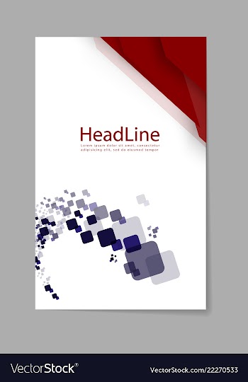 Brochure design brochure template creative vector image