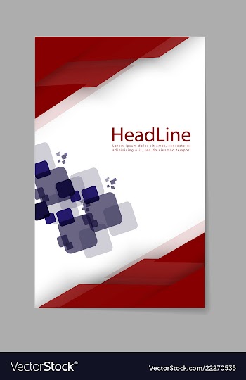 Brochure design brochure template creative vector image