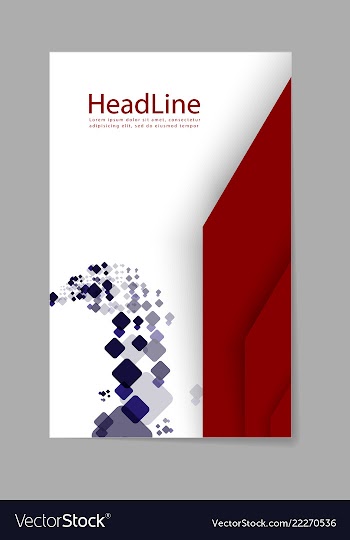Brochure design brochure template creative vector image