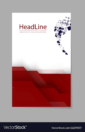 Brochure design brochure template creative vector image