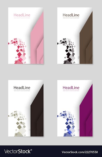 Brochure design brochure template creative vector image