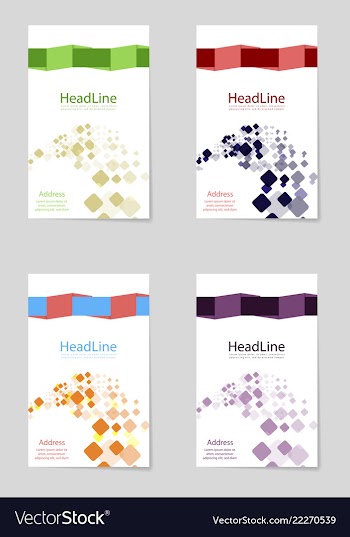 Brochure design brochure template creative vector image