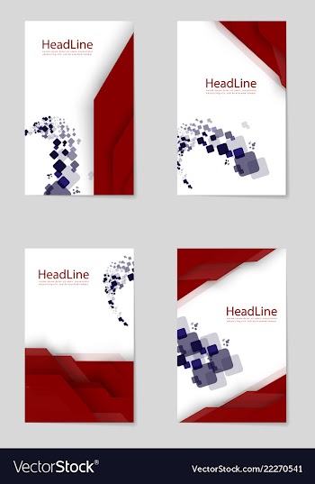 Brochure design brochure template creative vector image