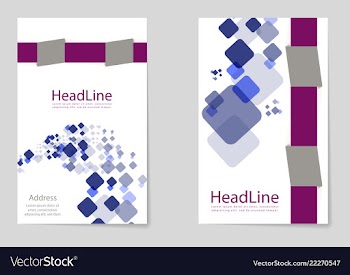 Brochure design brochure template creative vector image