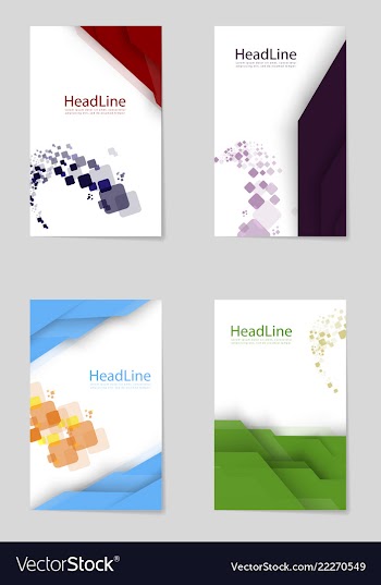 Brochure design brochure template creative vector image