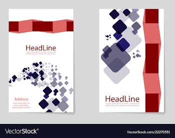 Brochure design brochure template creative vector image