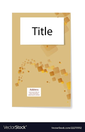 Brochure design brochure template creative vector image