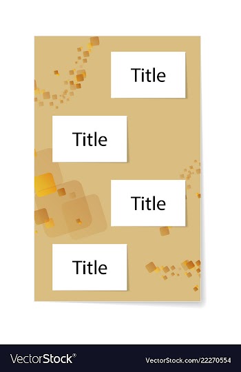 Brochure design brochure template creative vector image