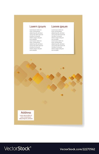 Brochure design brochure template creative vector image
