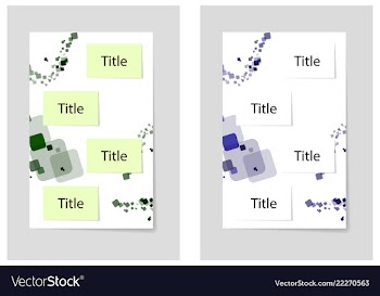 Brochure design brochure template creative vector image