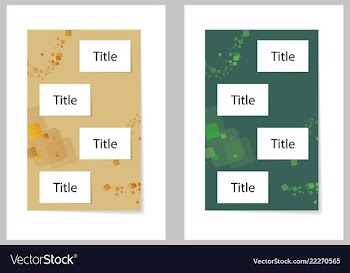 Brochure design brochure template creative vector image