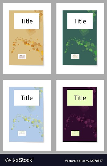 Brochure design brochure template creative vector image