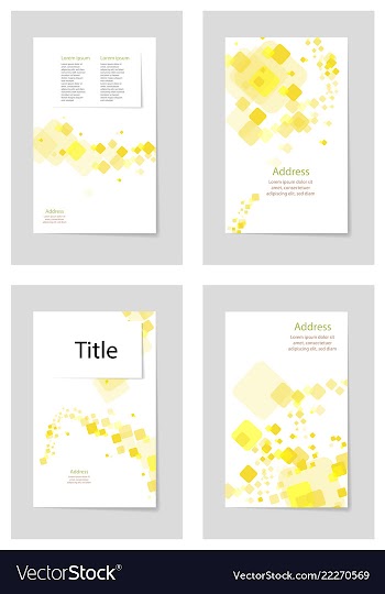 Brochure design brochure template creative vector image