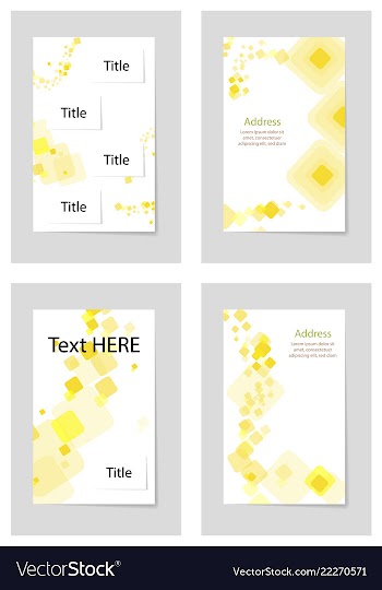Brochure design brochure template creative vector image