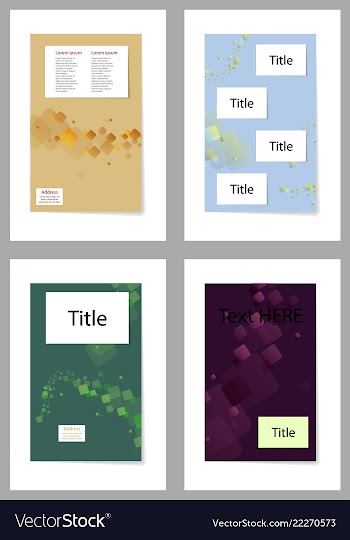 Brochure design brochure template creative vector image