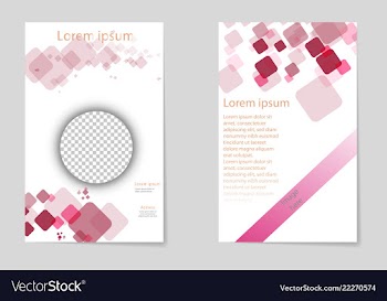 Brochure design brochure template creative vector image