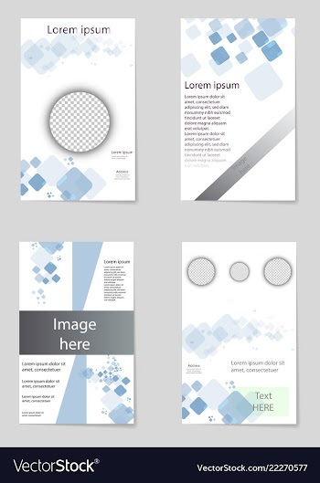 Brochure design brochure template creative vector image