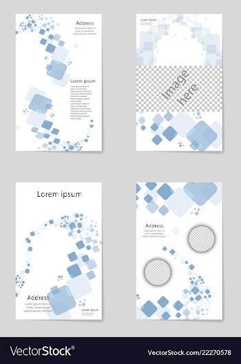 Brochure design brochure template creative vector image