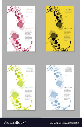 Brochure design brochure template creative vector image
