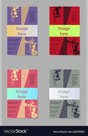 Brochure design brochure template creative vector image