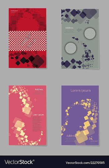Brochure design brochure template creative vector image