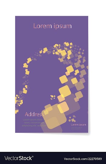 Brochure design brochure template creative vector image