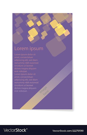 Brochure design brochure template creative vector image
